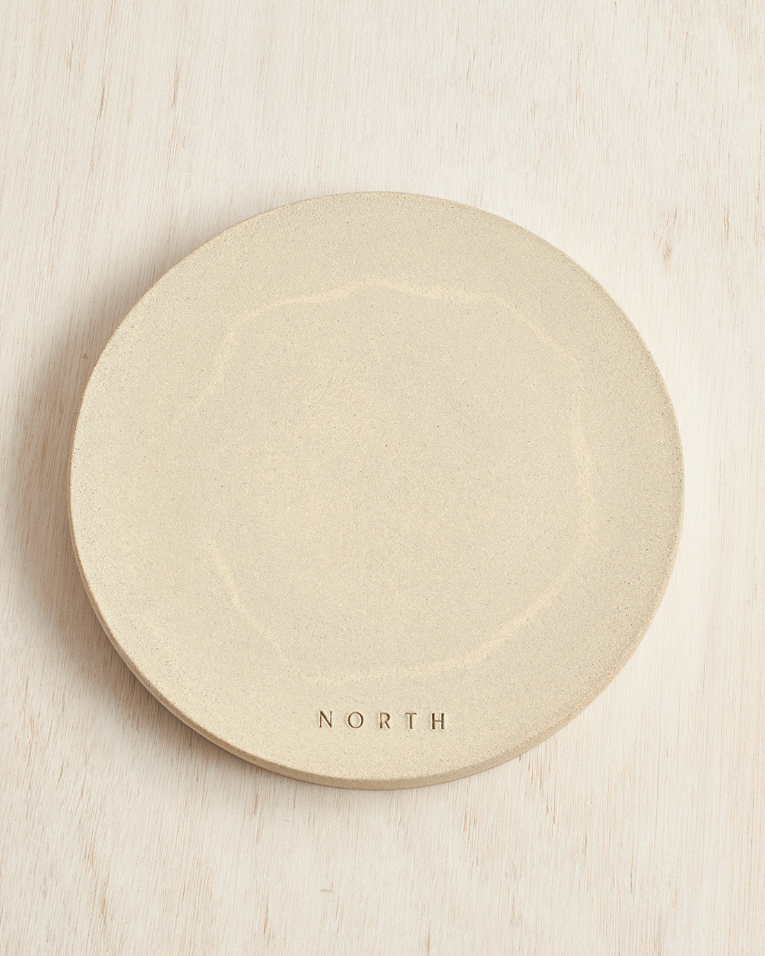 Brushstroke Side Plate in Clear Glaze