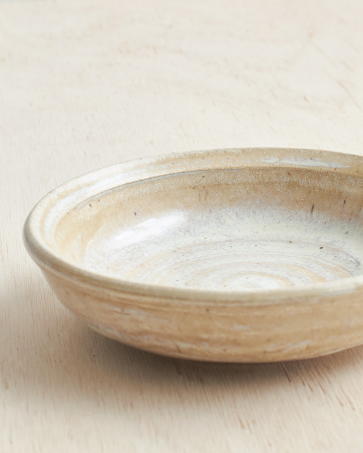 Stoneware Dish in Natural Glaze