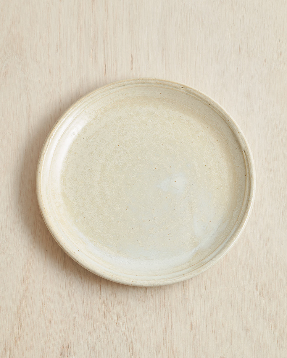 Stoneware Side Plate In Natural Glaze