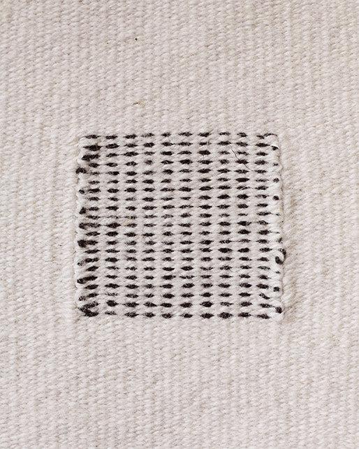 'Neliö' Small Handwoven Wallhanging