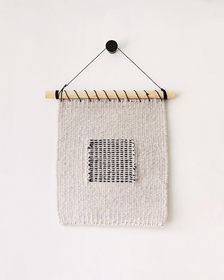 'Neliö' Small Handwoven Wallhanging