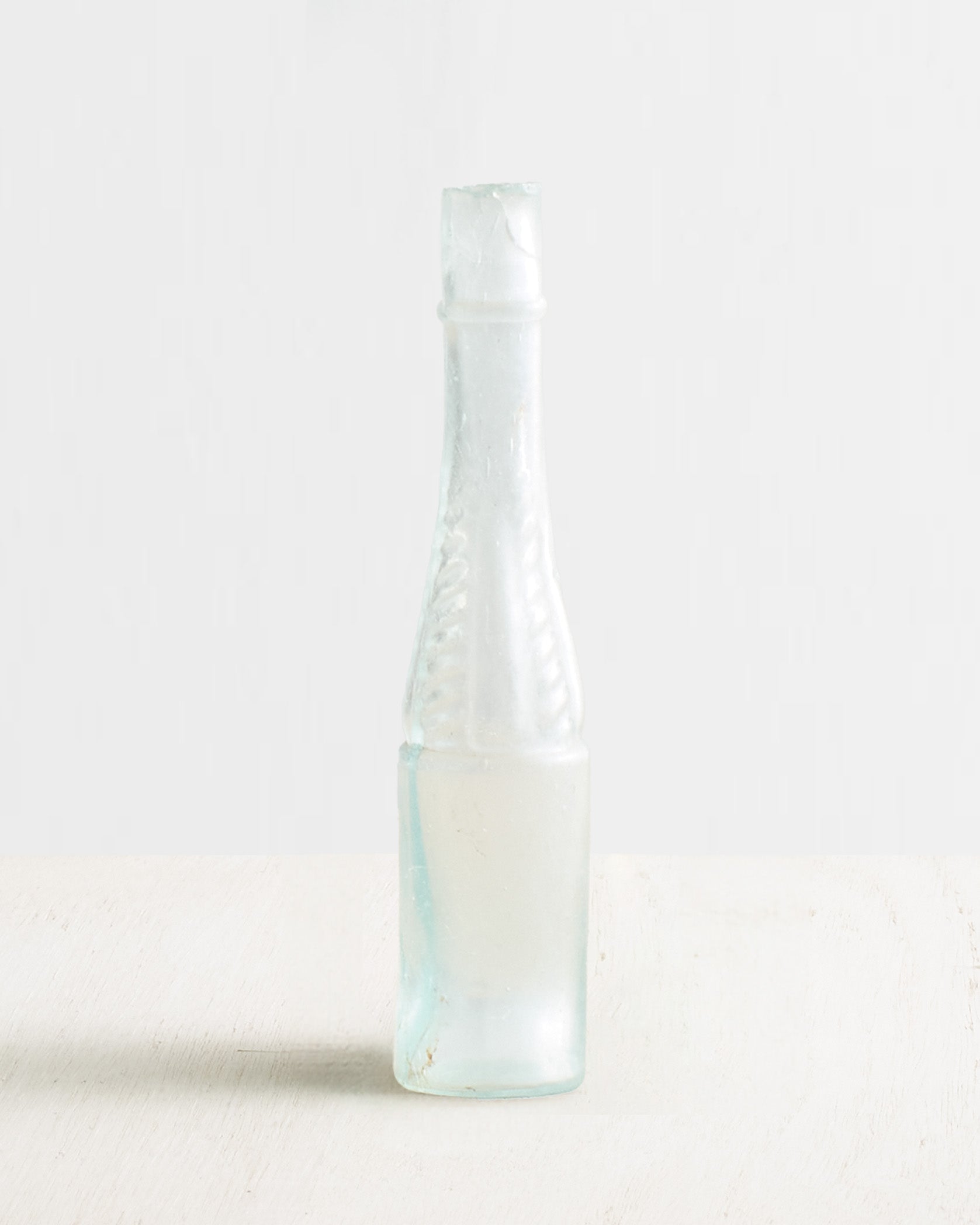 Vintage Extra Small Thin Glass Bottle Vase