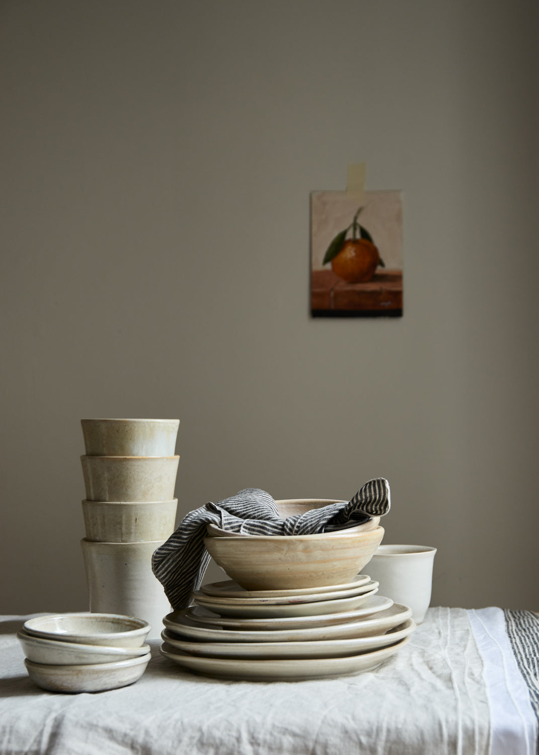 Stoneware Dish in Natural Glaze